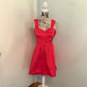 Hot pink Express dress